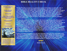 Tablet Screenshot of biblerealitycheck.com